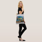 Plastic Flight: Dreams in Synthetic Sky Tote Bag (Op model)