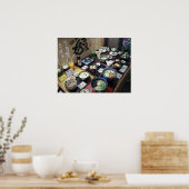 Plastic Food Display - Kyoto Japan Poster (Keuken)