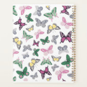 Plastic Gelamineerde Vlinderdruk Gepersonaliseerd Planner (Achterkant)