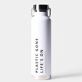 PLASTIC GONE, LEVEN IS OP ZEE PLANEET TURTLE. WATERFLES