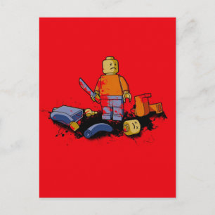 Plastic horror briefkaart