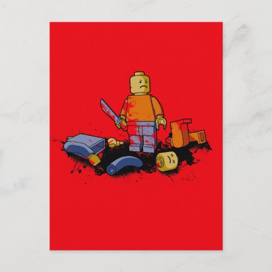 Plastic horror briefkaart (Voorkant)