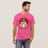 Plastic Jezus die op het dashboard van mijn auto p T-shirt (Voorkant volledig)