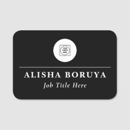 Plastic Logo Employee Staff Badge nametags
