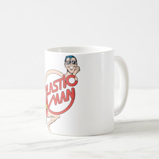 Plastic Man Rubbernek Koffiemok (Voorkant rechts)