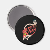 Plastic Man Rubbernek Magneet (Voorkant / Achterkant)