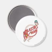 Plastic Man Rubbernek Magneet (Voorkant / Achterkant)