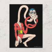 Plastic Man Rubbernek Pose Briefkaart (Voorkant)
