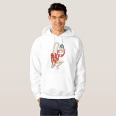 Plastic Man Rubbernek Pose Hoodie (Voorkant volledig)
