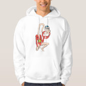 Plastic Man Rubbernek Pose Hoodie (Voorkant)