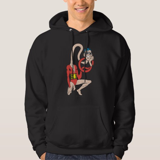 Plastic Man Rubbernek Pose Hoodie (Voorkant)
