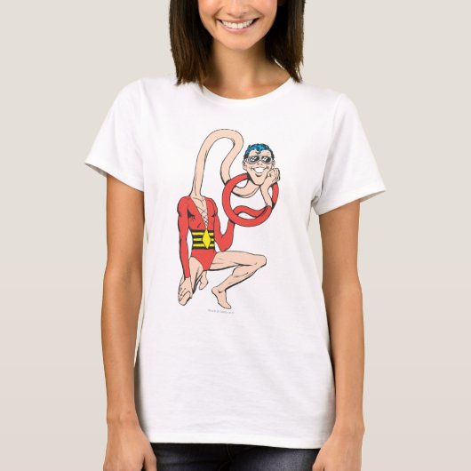 Plastic Man Rubbernek Pose T-shirt (Voorkant)