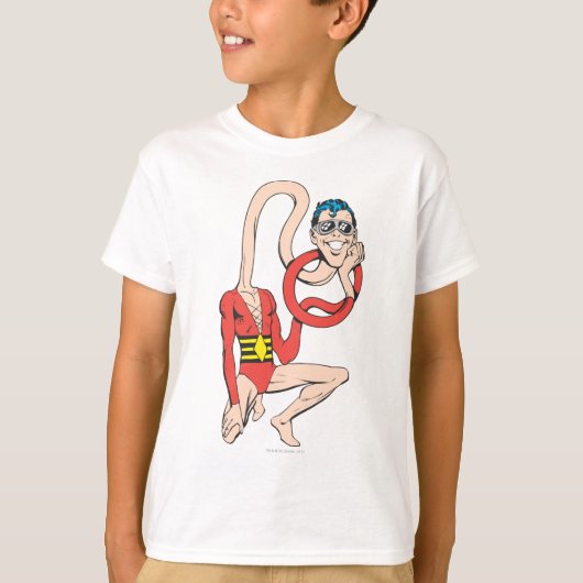 Plastic Man Rubbernek Pose T-shirt (Voorkant)