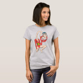 Plastic Man Rubbernek Pose T-shirt (Voorkant volledig)