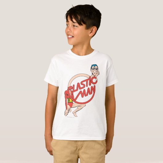 Plastic Man Rubbernek T-shirt (Voorkant volledig)
