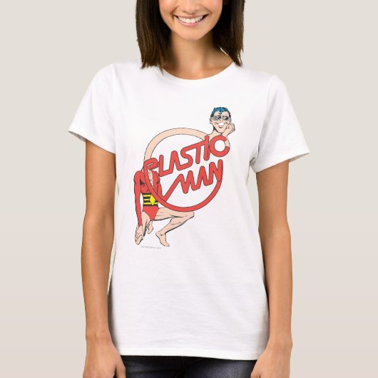 Plastic Man Rubbernek T-shirt (Voorkant)
