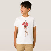 Plastic Man Staan T-shirt (Voorkant volledig)