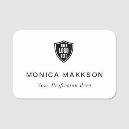 Plastic naamtag Magnetic of Pin Custom Logo Naamplaatje