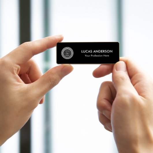 Plastic naamtag Magnetic of Pin Custom Logo Naamplaatje