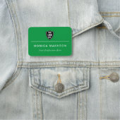 Plastic naamtag Magnetic of Pin Custom Logo Naamplaatje (In situ)