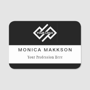 Plastic naamtag Magnetic of Pin Custom Logo Naamplaatje