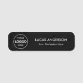 Plastic naamtag Magnetic of Pin Custom Logo Naamplaatje (Voorkant)