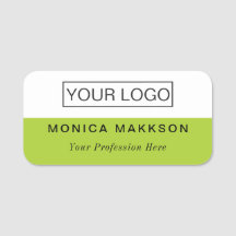 Plastic naamtag Magnetic of Pin Custom Logo