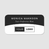 Plastic Name Tag Magnetic  (Voorkant)