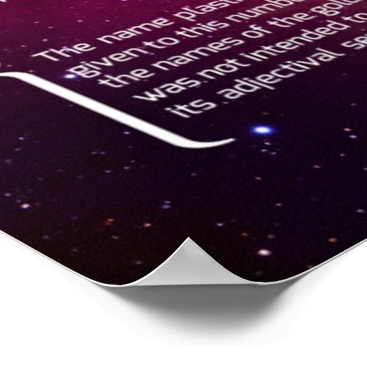 Plastic nummer poster (Hoek)