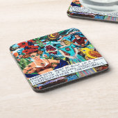 Plastic ONDERZETTER-PK/6FRIENDSHIP,SHENANIGANS Onderzetter (Linkerzijde)