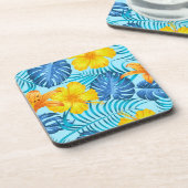 Plastic Onderzetter Tropische handpalmen Print (Linkerzijde)