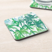 Plastic Onderzetters Tropische handpalmen (Linkerzijde)