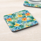 Plastic Onderzetters Tropische handpalmen (Linkerzijde)