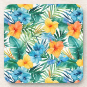 Plastic Onderzetters Tropische handpalmen (Voorkant)