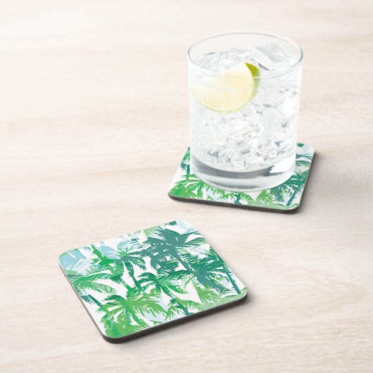 Plastic Onderzetters Tropische handpalmen (Rechterzijde)