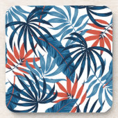 Plastic Onderzetters Tropische handpalmen Print (Voorkant)