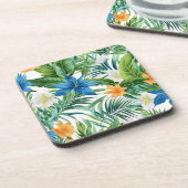 Plastic Onderzetters Tropische handpalmen Print (Linkerzijde)
