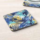 Plastic Onderzetters Tropische handpalmen Print (Linkerzijde)