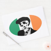 Plastic Paddy Pogue Klein Venster Ovaal Ovale Sticker (Envelop)