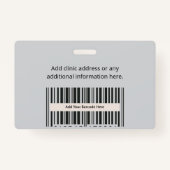 Plastic Personeel Badge – Security.Show.Work.ID (Achterkant)