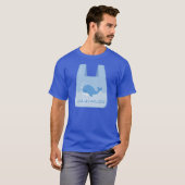 Plastic pleisterdag, walvis t-shirt (Voorkant volledig)