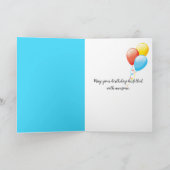 Plastic Psychedelic Abstract voor Verjaardag Kaart (Binnen)