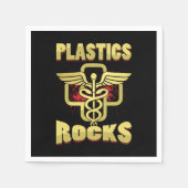 Plastic Rocks Plastic chirurg Cosmetische chirurgi Servet (Voorkant)