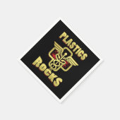 Plastic Rocks Plastic chirurg Cosmetische chirurgi Servet (Hoek)