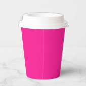 Plastic roze papieren bekers (Rechts)