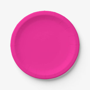 Plastic roze papieren bordje