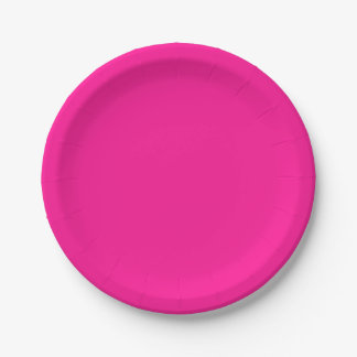 Plastic roze papieren bordje