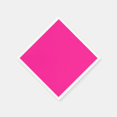 Plastic roze servet (Hoek)