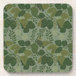 Plastic Sage Groene Camo Onderzetter Set