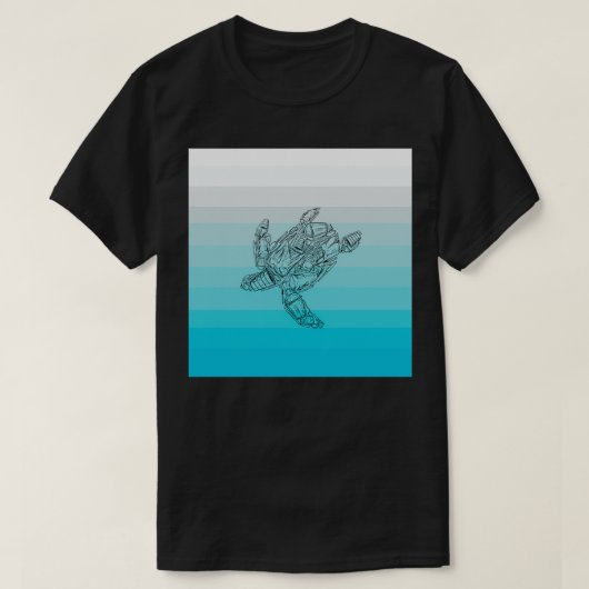 Plastic schildpad t-shirt (Design voorkant)